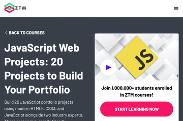Build 20 JavaScript Projects For Your Portfolio (Zero To Mastery)