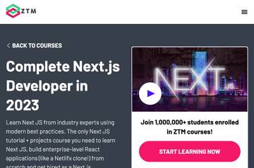 Complete Next.js Developer in 2023 (Zero To Mastery)
