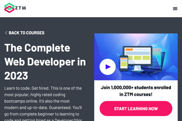 The complete web developer course by ZTM