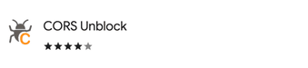 CORS Unblock Chrome extension