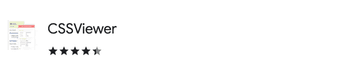 CSSViewer browser plugin