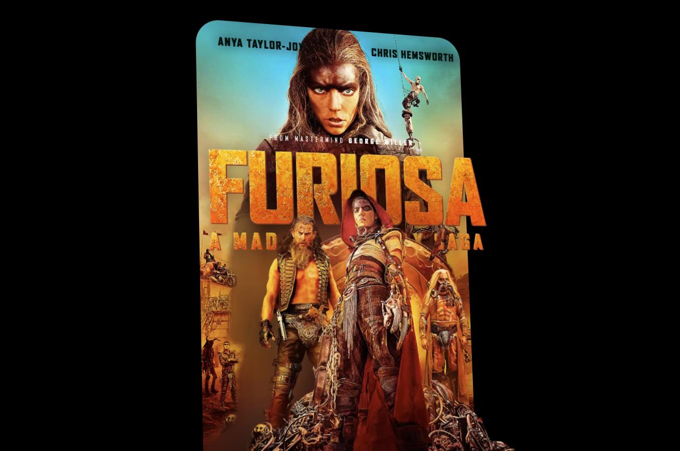 Furiosa 3D animated poster CodePen