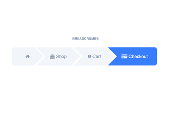 Checkout breadcrumb CodePen