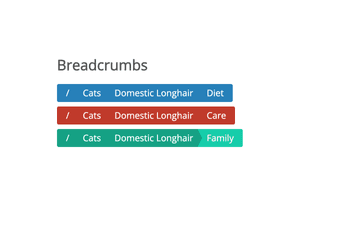 Flat breadcrumb buttons CodePen