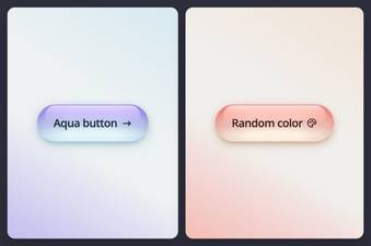 Aqua buttons code snippet