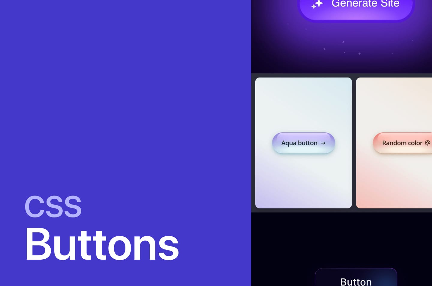 CSS Button Design Examples