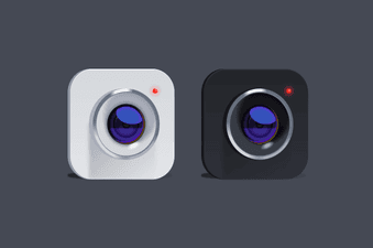 3D Camera Icons code snippet