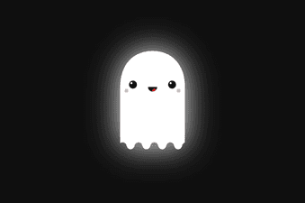 Ghost illustration code snippet