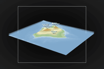 Hawaii Mountains CSS Illustration codepen