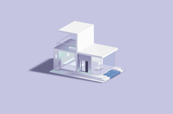 3d Modern house code fragment