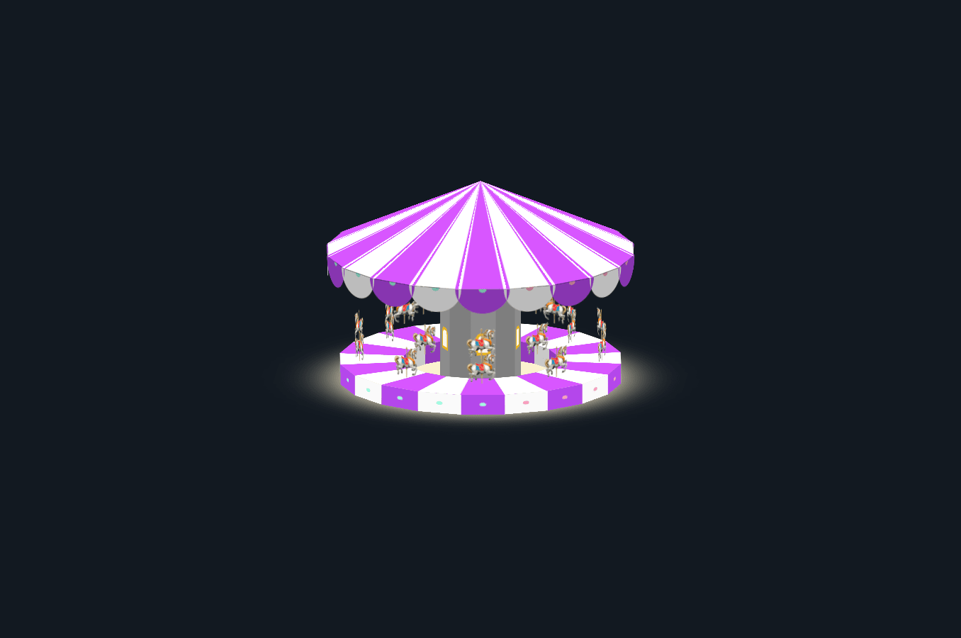 Responsive Houdini 3D Carousel illustration with CSS