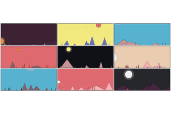 Views CSS Doodle code snippet CodePen