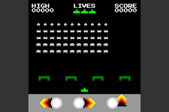 CSS space invaders code fragment