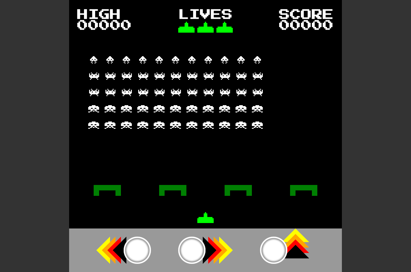 CSS space invaders code fragment