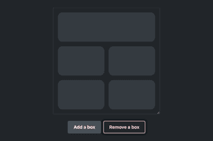 CSS grid with :has() and view transitions code snippet