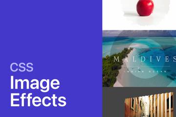 CSS image effect design examples