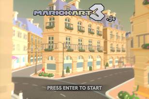 Mario Kart 3.js game
