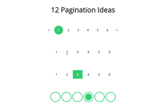 12 Pagination Ideas