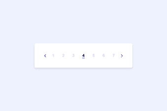 Animated pagination