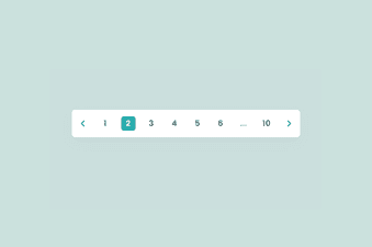 Beautiful pure CSS pagination CodePen