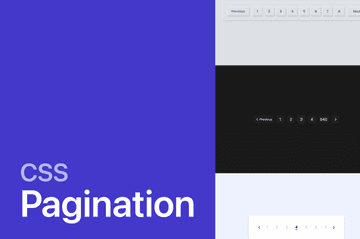 CSS pagination examples