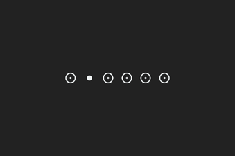 Dot animated page indicator CodePen