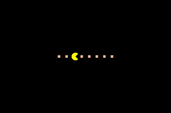 Pac-Man themed CSS pagination buttons