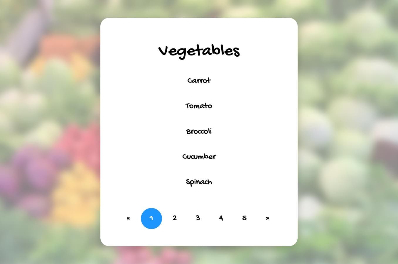 Minimalistic pagination created with only CSS, no JavaScript