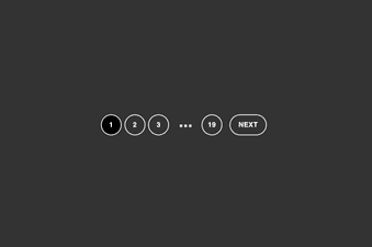 Pure CSS pagination