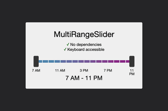 Multi-range time slider CodePen