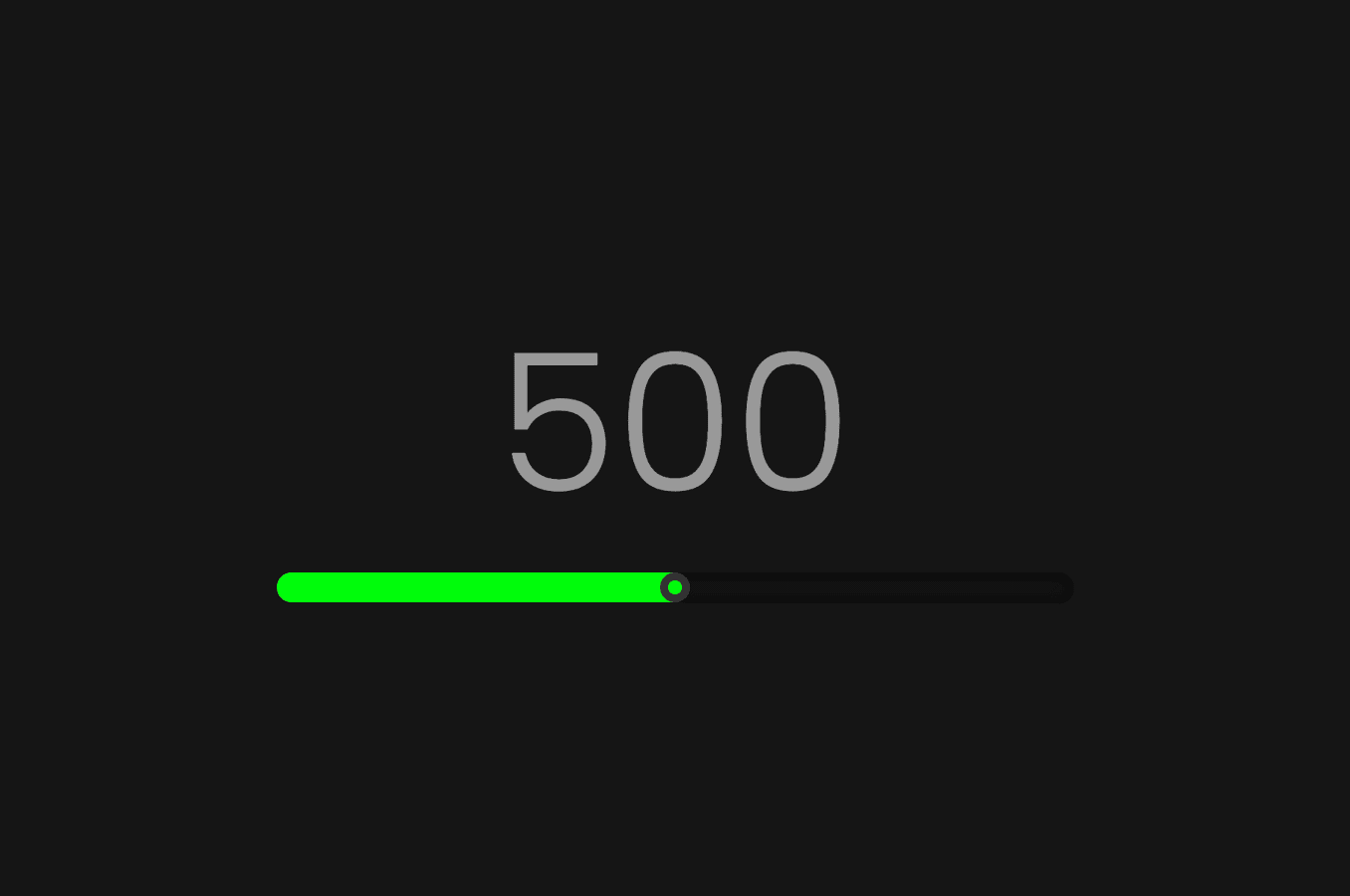 CSS range slider with attractive design and large value indicator