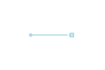 React.js range slider with edge value indicator