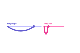 Range input simulating a hanging strip