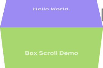 Box scroll effect CodePen