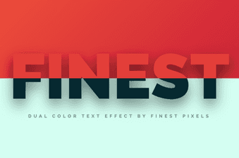 Dual color text scroll effect piece of code