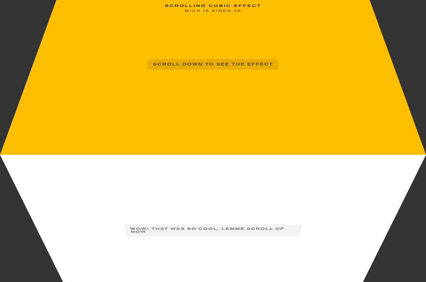 Scrolling 3D effect code fragment