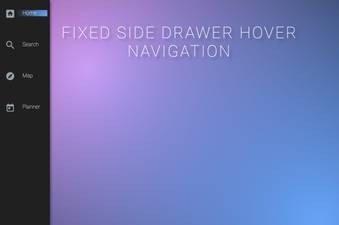 Fixed Hover Navigation