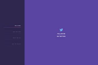 Purple Sidebar Menu