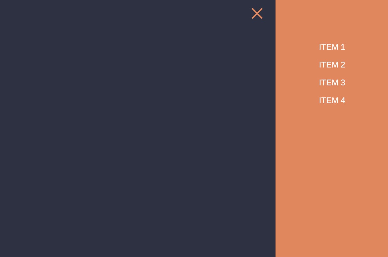 Responsive sidebar with smooth animation