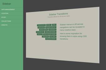 Various sidebar transition effects
