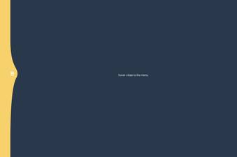 SVG gooey hover effect on side menu