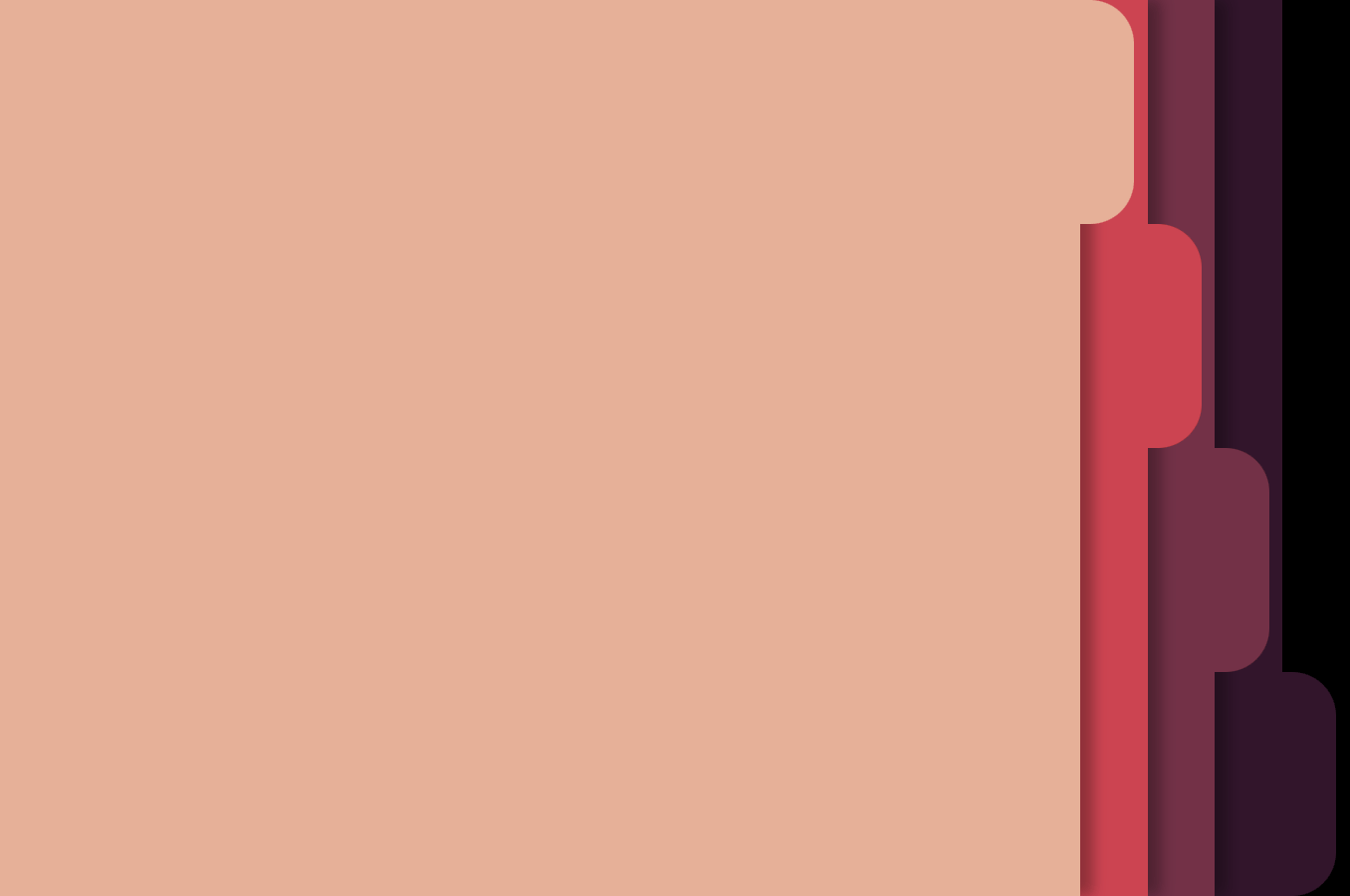 Folder tab navigation code snippet