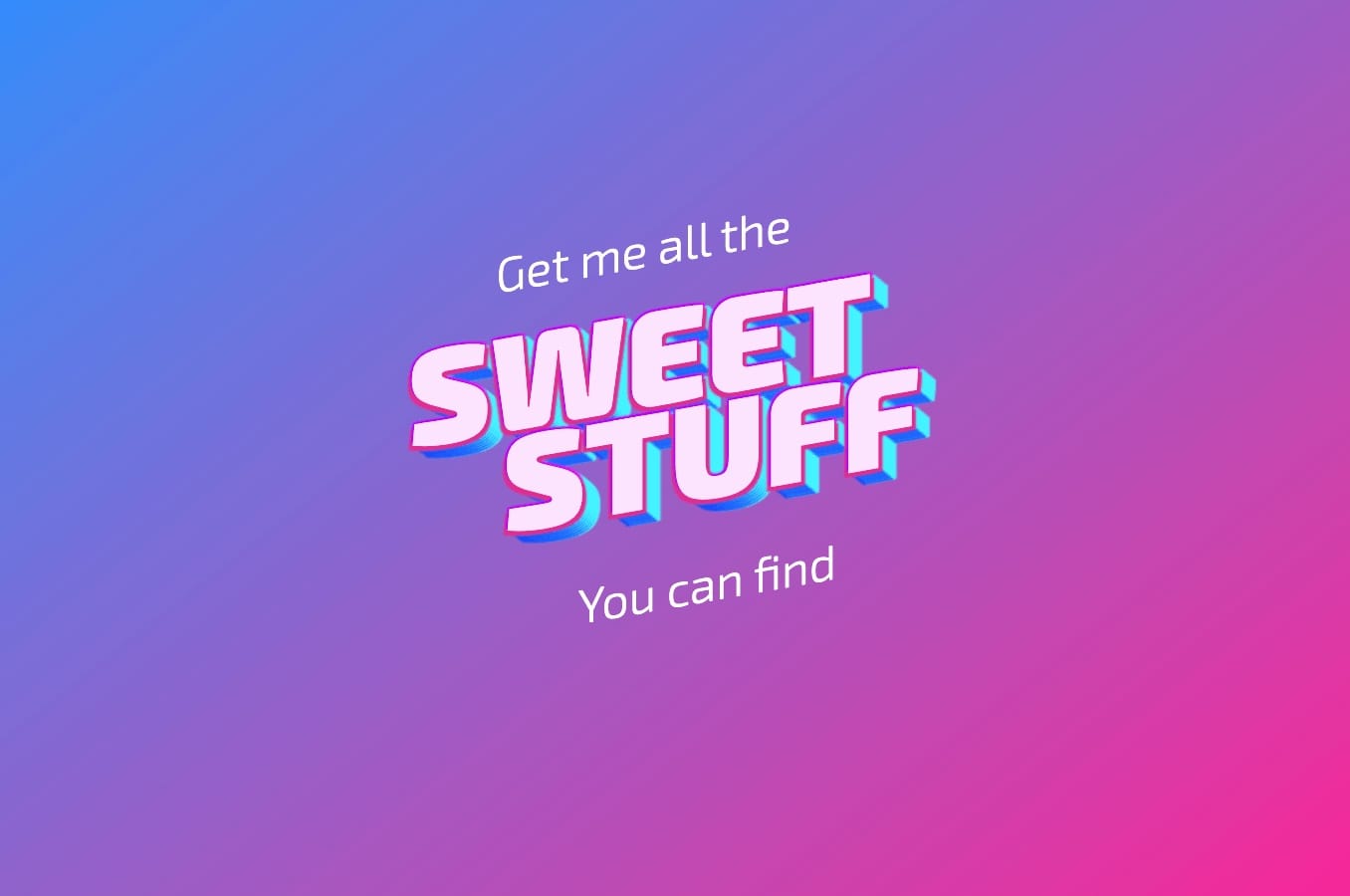 3D sweet text piece of code