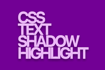 Text shadow effect CodePen