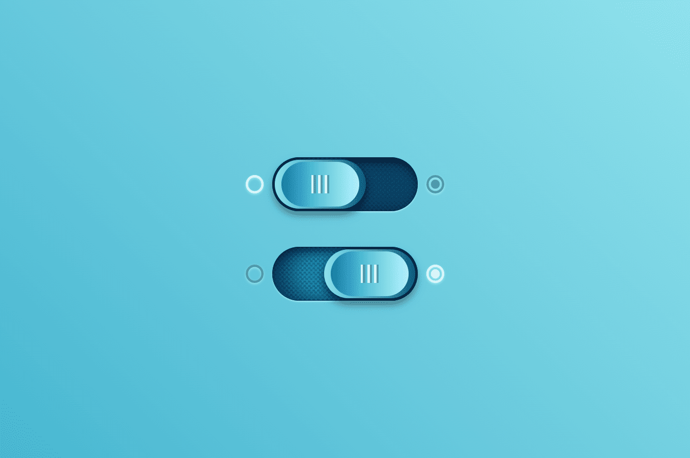 Skeuomorphic Toggle Switch code fragment