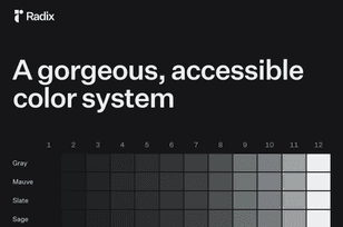 Radix UI color system color tool