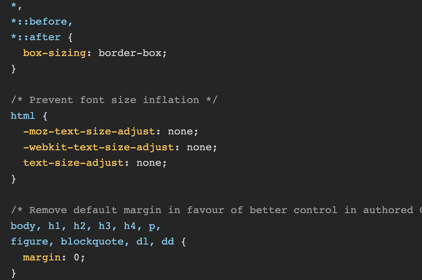 A (more) modern CSS reset