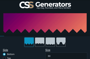 CSS Generators: custom borders tool website