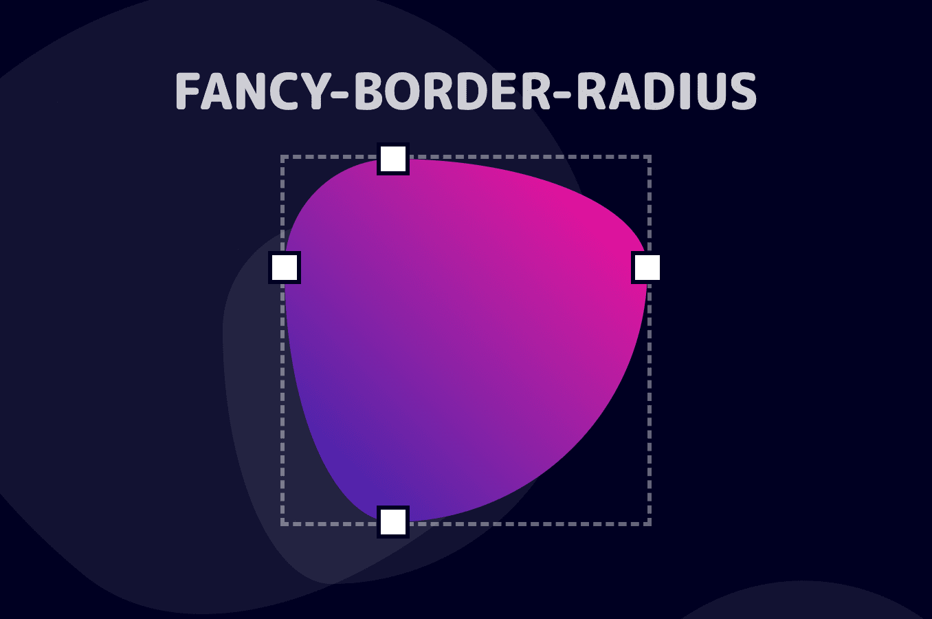 Fancy border radius CSS tool