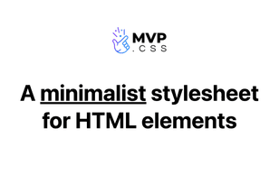 MVP.css CSS tool